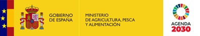 Escudo de España con el texto: Ministerio de Agricultura, Pesca y Alimentación