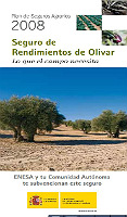 Folleto del seguro de rendimientos de olivar