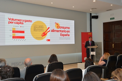Hoy, en la presentación del Informe de Consumo Alimentario 2024 foto 2