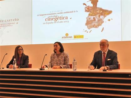 Hoy, en la presentación de un estudio de impacto de la actividad cinegética  