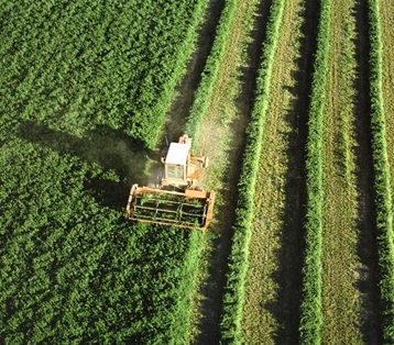Maquinaria en el campo 