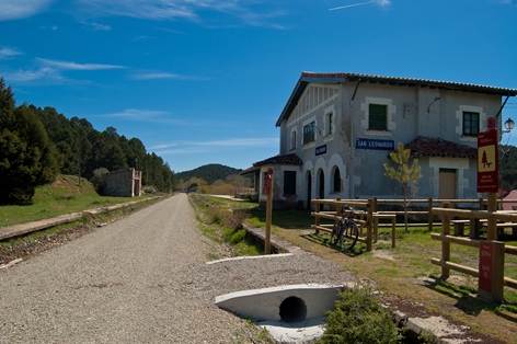 Antigua estación de San Leonardo de Yagüe