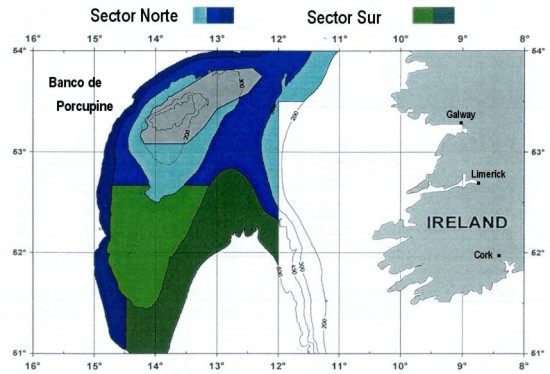 Mapa del banco de Porcupine