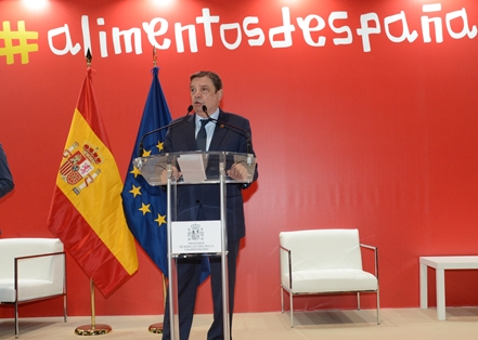 Hoy, en la inauguración de la 38ª edición del Salón Gourmets, en IFEMA 