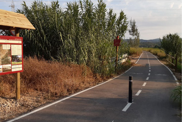 Obras en el CN del Ebro