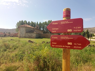 Camino Natural Santander Mediterráneo. Tramo entre Soria y Abejar