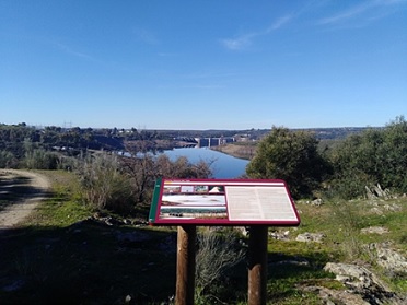 Vista del Camino Natural del Tajo