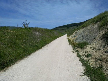 obras de reparación del Camino Natural Vía Verde del Plazaola 