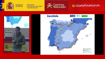 Manuel Calvo, coordinador de la Red EuroVelo en España