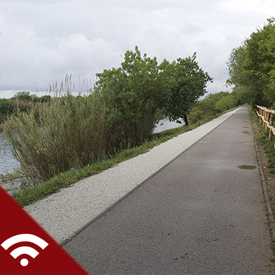 Finalizan las obras de reparación en el Camino Natural del Río Muga 