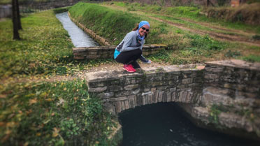 Laia Muns en el Camino Natural de La Séquia
