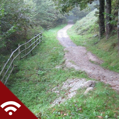 obras de reparación del Camino Natural Vía Verde del Plazaola 