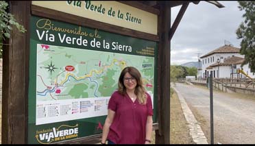 María Jiménez Rodríguez. Directora-Gerente de la Fundación Vía Verde de la Sierra
