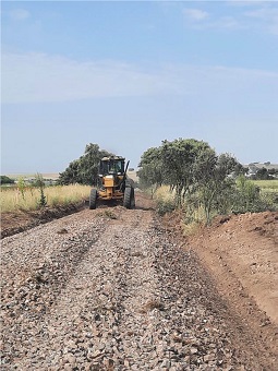 Inicio obras del Camino Natural Vía de la Plata. Tramo Navalmoral de Béjar-Alba de Tormes