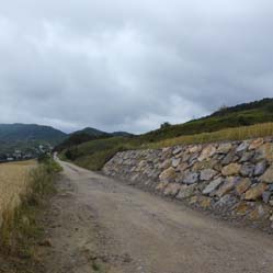 obras de reparación del Camino Natural Vía Verde del Plazaola 