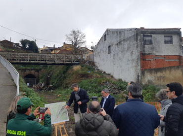 obras del túnel de San Lázaro en el Camino Natural Vía de la Plata