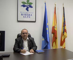 Txema Peláez, presidente de la Mancomunitat de la Ribera Alta