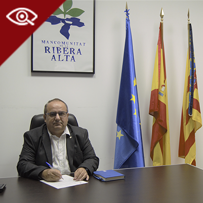 Txema Peláez, presidente de la Mancomunitat de la Ribera Alta