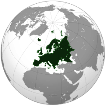 Europa en el mapamundi