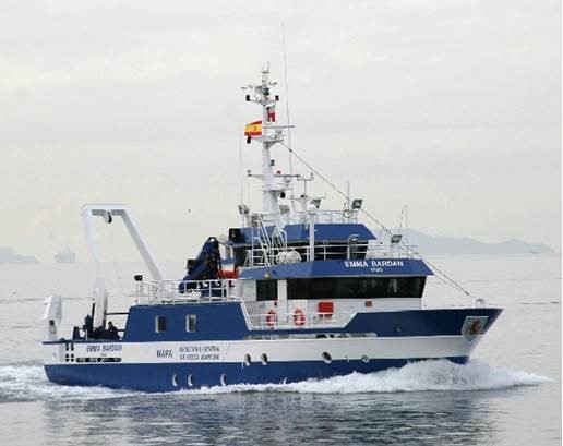 
				
			
				A bordo de los buques Emma Bazán y Vizconde de Eza
			
				