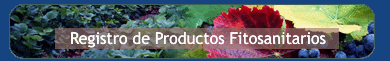 Registro de productos fitosanitarios