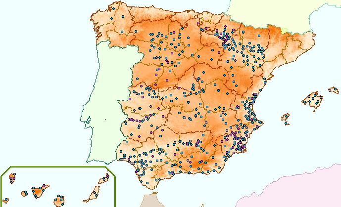 Mapa guía de selección de estaciones